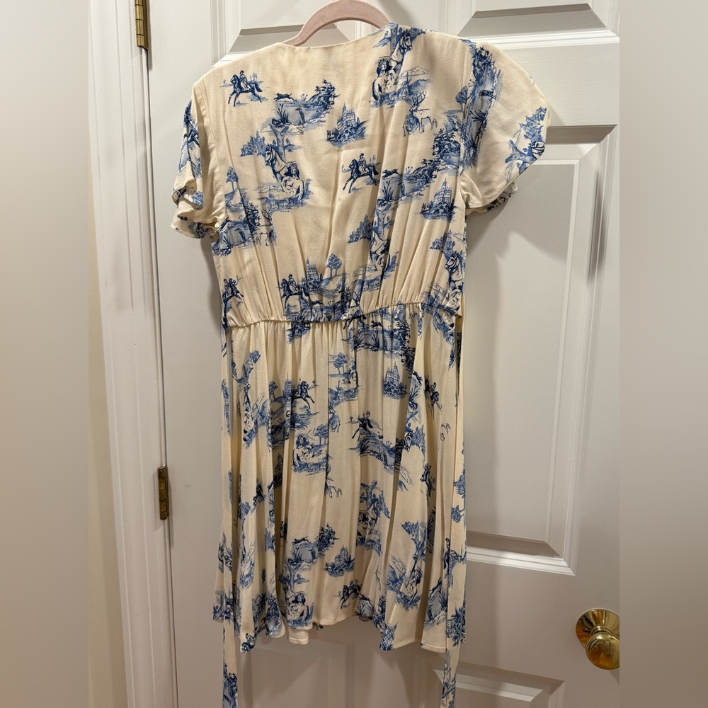 BEST SUNDAY French toile short mini dress - Picture 3 of 4